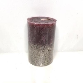 Dusky Red Levi Candle 14cm