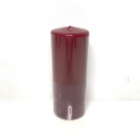 Dusky Red Daphne Candle 15cm