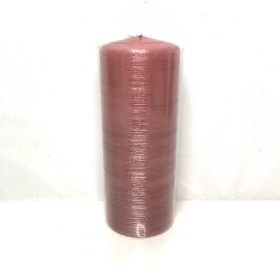 Antique Pink Rustikana Candle 15cm