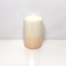 Wool White Daphne Candle 10cm