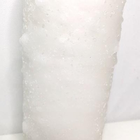 White Snowy Candle 15cm