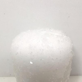 White Snowy Candle 10cm