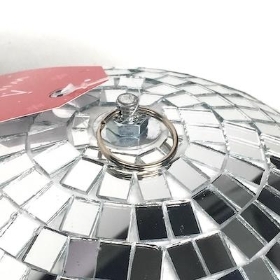 Silver Disco Ball 25cm