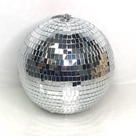 Silver Disco Ball 25cm
