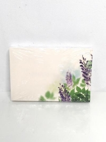 Small Florist Cards Purple Flowers