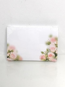 Small Florist Cards Mini Pink Roses