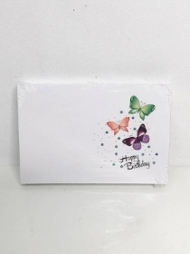 Small Florist Cards Happy Birthday Butterflies