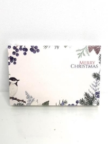 Bird Merry Christmas Small Florist Cards