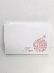 Merry Christmas Bauble Small Florist Cards