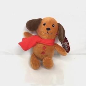 Dog Christmas Soft Toy 23cm