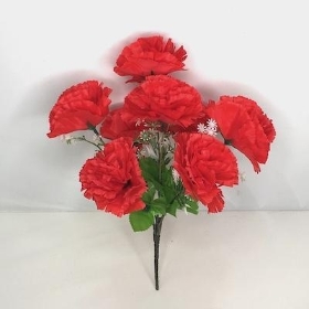 36 x Red Carnation Bush 36cm