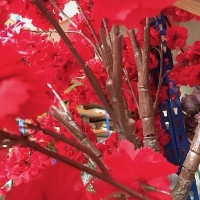 Red Blossom Tree 180cm