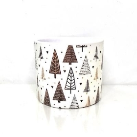 Christmas Tree Ceramic Pot 12cm