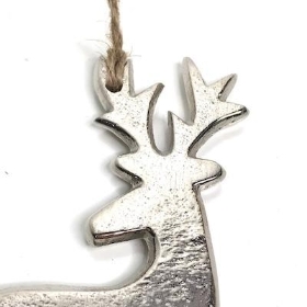 Metal Hanging Reindeer 10cm