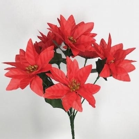 Red Poinsettia Bush 31cm 