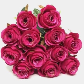 Cerise Rosebud Bush 49cm