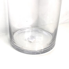 Clear Glass Cylinder Vase 60cm