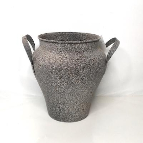 Rustic Metal Urn 18cm