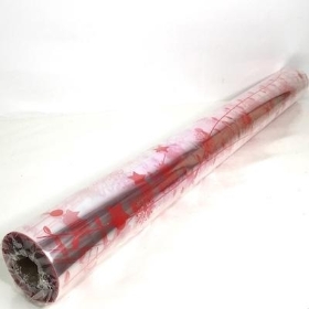 Red Merry Christmas Cellophane 100m