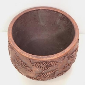 Round Copper Planter 13cm