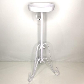 White Pedestal Stand