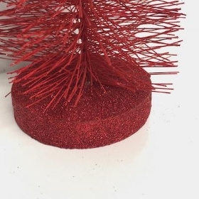 Red Glitter Christmas Tree 30cm
