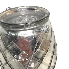 Silver Tealight Holder 10cm