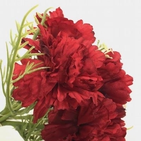Red Carnation Bundle 27cm