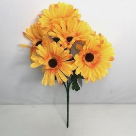 Yellow Gerbera Bush 31cm