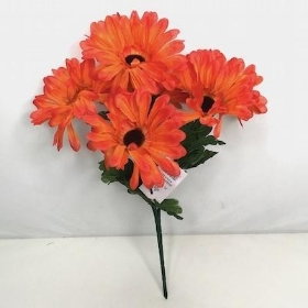 Orange Gerbera Bush 31cm