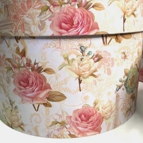 Vintage Hat Box Set Of 3