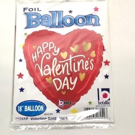 Red Happy Valentines Day Foil Balloon