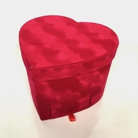 Red Velvet Heart Box 20cm