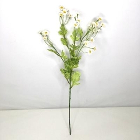 White Mini Daisy Spray 52cm