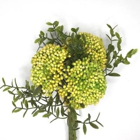 Yellow Berry And Foliage Bundle 28cm