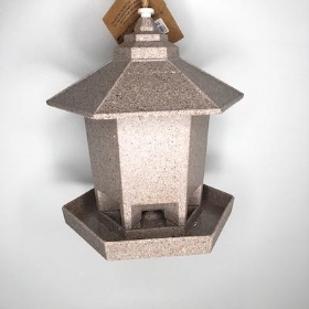 Grey Nut Husk Bird Feeder 23cm