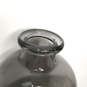 Smoked Bottle Vase 25cm
