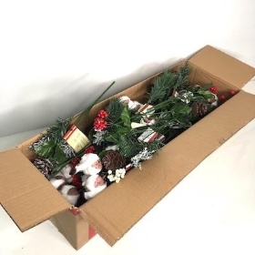 36 x Assorted Cotton And Berry Bush 32cm