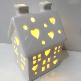 Hearts LED House 10cm