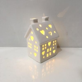 Hearts LED House 10cm