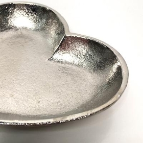 Metal Heart Plate 11cm