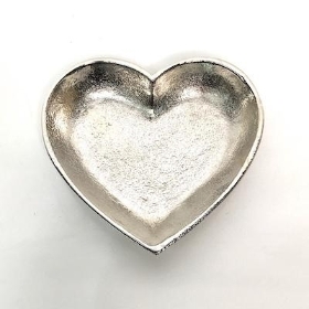 Metal Heart Plate 11cm