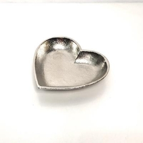 Metal Heart Plate 11cm