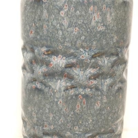 Pale Blue Crinkle Vase 25cm