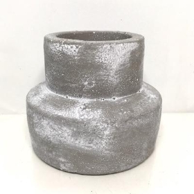 Cement Candle Holder 10cm