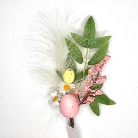Pink Egg And Daisy Pick 26cm