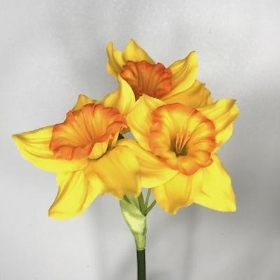 Yellow Orange Daffodil Bundle 56cm
