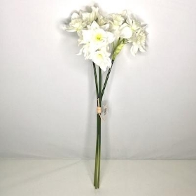 Ivory Daffodil Bundle 56cm