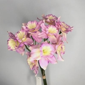 Lilac Daffodil Bundle 56cm