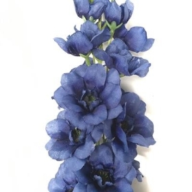 Navy Delphinium 75cm